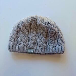 North Face Knit Beanie - Unisex, light blue